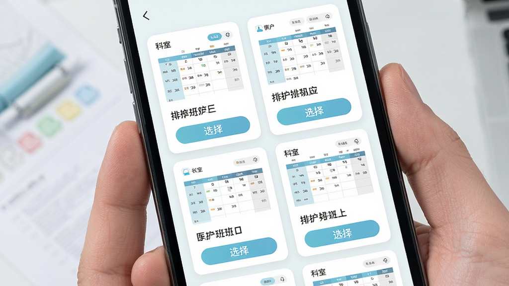 ҽ���Ű��Ű��ģ��ѡ����棬����չʾ�ֻ���Ļ�ж����Ű�ģ�忨Ƭ������Ϊ�������У��Ű����룬���Ϊ����ǳɫUI��ƣ�ϸ�ڰ���ģ������ͼ��ѡ��ť�����ұ�ǩ�����ʸ��壬�ɾ����޶���Ԫ��
