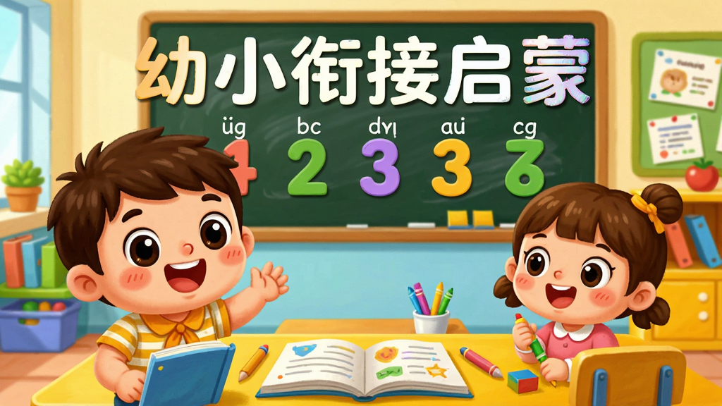 һ����С�ν����ɶ�����ѧ������AI��ͼ�������ǿ�ͨ���Ķ�����ɫ�ڲ�ɫ������ѧϰ������Ϊǰ����ɫ�뱳���ڰ壬�ڰ���д��ƴ�������֣��Ű���ú�湹ͼ�����Ϊ��ͯ�廭�磬ϸ�ڰ���������ɫ�ʡ��ɰ��ı��顢�鱾���ľߣ����ʸ��塢�ɾ����޶���Ԫ�أ�ͼƬ�����ֱ�ע����С�ν����ɡ���
