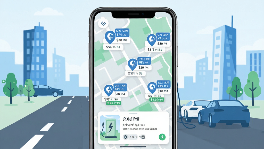 ���׮App�������վ���ҹ���չʾͼ����������Ϊ�ֻ���Ļ��ʾ��ͼ���棬��ͼ�ϱ�ע������վλ��ͼ�꣬ÿ��ͼ������ʾ����ͼ۸��ǩ����Ļ�ײ��������վ���鿨Ƭ������Ϊ���е�·�͵綯������Ӱ������ƽ����ƣ�ɫ����������Ϊ�����ɾ����࣬���廭�ʣ��޶���Ԫ��