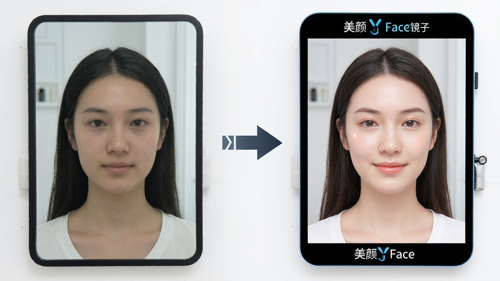 һ������YFace����ʵʱ����Ч���Ա�ʾ��ͼ�����Ϊ��ͨ�����е����ջ��棬�Ҳ�Ϊ����YFace�����е����ջ��棬�м��ü�ͷ���ӣ������д����������ơ�����YFace���ӡ������ֱ�ʶ�����岼�����ҶԳƣ������Ƽ��У�ϸ�����������ʸ��壬�ɾ��޶���Ԫ�ء�