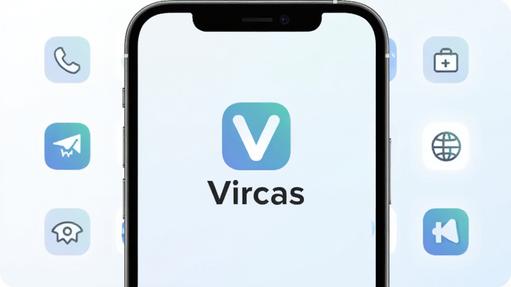 һ��չʾVircas������������ֻ���Ļ��ͼ������������Vircas��ͼ������ƣ������Ǽ���ǳɫ���䣬��Χ�����Ź���ģ���Сͼ�꣬����ִ����£����������ɾ����޶���Ԫ��