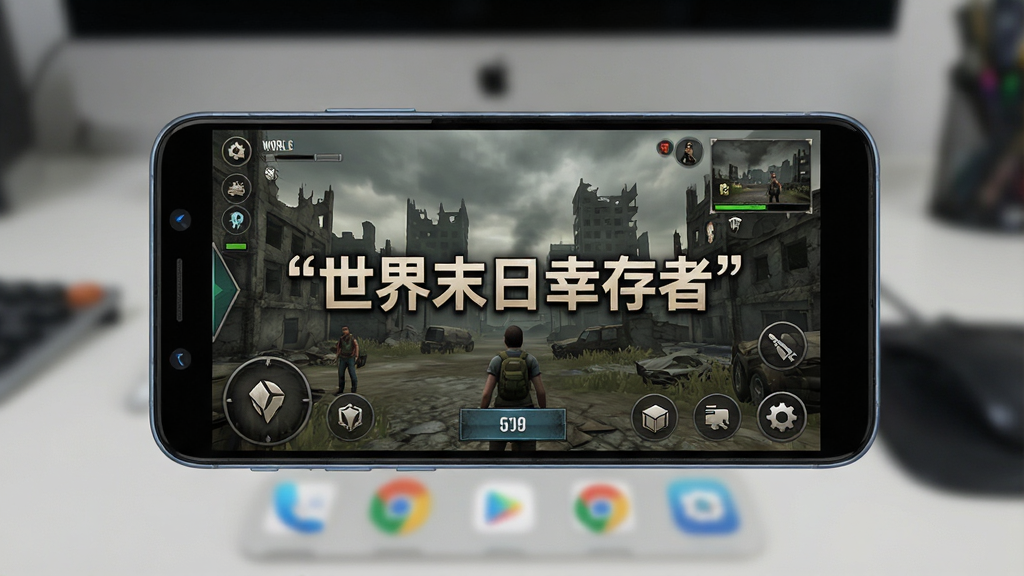 ��׿�ֻ�����ĩ��������Ϸ�Ľ����ͼ����������Ϊ�ֻ���Ļ��ʾ����ĩ���Ҵ�����Ϸ�����棬���ֲ��þ���չʾ�ֻ������ӽǣ��Ű�Ϊ��Ʒչʾ��񣬷����Ƽ��У�ϸ�ڰ����ֻ��߿���Ļ����ϷUI��ť�������黯�����滷�������ʸ��壬�ɾ����޶���Ԫ�أ��������ֻ���Ļ�������ű�ע������ĩ���Ҵ��ߡ�����