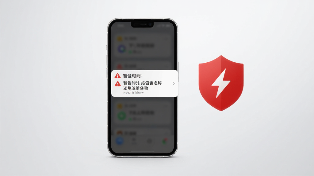 �����������ܸ澯���͹���չʾ����������Ϊ�ֻ���Ļ�����澯֪ͨ��Ƭ����Ƭ����ʾ�澯ʱ����豸���ƣ��ֻ��Ա���һ����ɫ����ͼ���������ţ�����Ϊǳ��ɫ���䣬������ִ������ʸ��壬�ɾ��޶���Ԫ�ء�