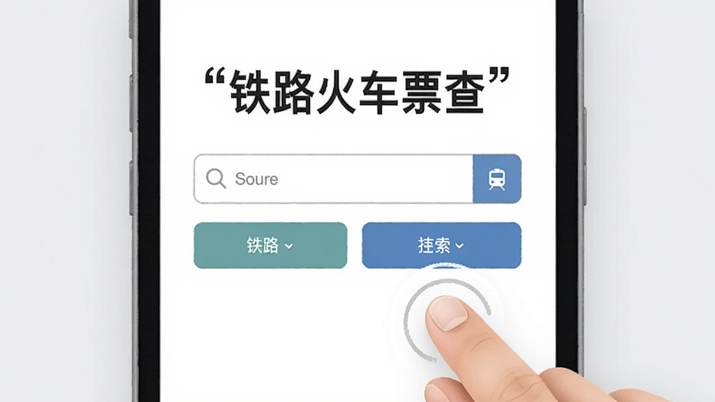 һ��AI���ɵĽ���չʾͼ��������������·��Ʊ�����ҳ��ҳ���������ű�ע����·��Ʊ�顱�����沼�ּ�ֻ࣬��������ͼ������ܰ�ť������Ϊ��ɫ��ǳ��ɫ�����Ϊ�������壬ϸ�ڰ�����ָ�����Ļ��ʾ�⣬�����������ɾ��޶���Ԫ�ء�