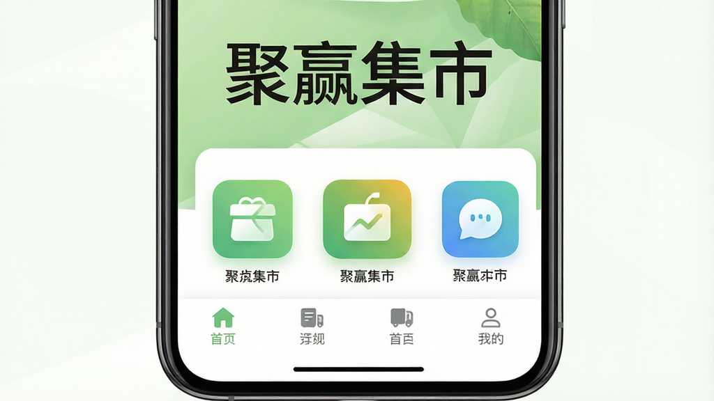 һ���ֻ�չʾ��Ӯ���еĵײ�����������ҳ��ͼ�겼�֣���Ļ������