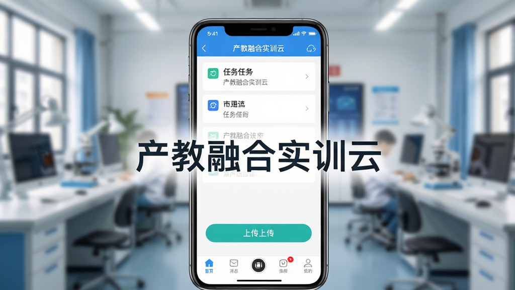 �����ں�ʵѵ���ƶ���Ӧ�ó���������������ʾ�����ں�ʵѵ�����ƣ�����Ϊ�ֻ�����չʾ�����б��������ϴ����ܣ�����Ϊʵѵ�һ����黯������Ϊ�ֻ�������д�����Ϊ�����ƶ�Ӧ�÷磬ϸ�ڰ����ײ�����������Ϣ��㡢�ϴ���ť�����������ɾ������ֱ�ע�������ں�ʵѵ�ơ����޶���Ԫ�ء�