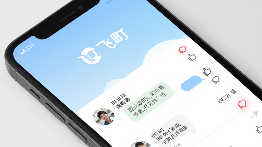 ����罻Ӧ��������չʾ���ֻ���Ļ������ʾ���Logo����Ѷ�̬�б�������Ϊ����ɫ���䣬���ּ�࣬��������ִ���ϸ�ڰ����������������ͼ�꣬�����������ɾ����޶���Ԫ��