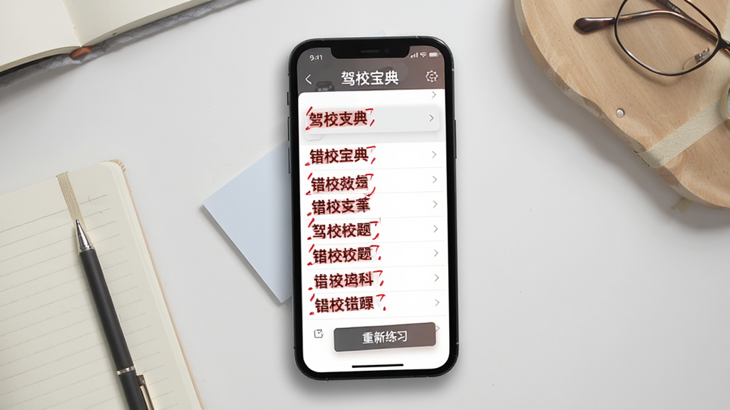 һ���ֻ���Ļ��ʾ��У������Ȿ���棬��ɫ��ǵĴ����б��������룬�Ա���������ϰ��ť�������������ͱʼǱ��ĸ���ͼ������Լѧϰ�磬���ʸɾ����޶���Ԫ��