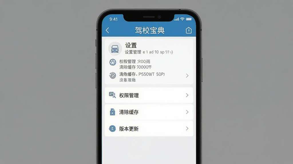 һ���ֻ���Ļ��ʾ��У�������ý��棬����Ȩ�޹�����������桢�汾���µ�ѡ������Ǽ��Ļ�ɫ��������ƽ��UIչʾ�������������޶���Ԫ��