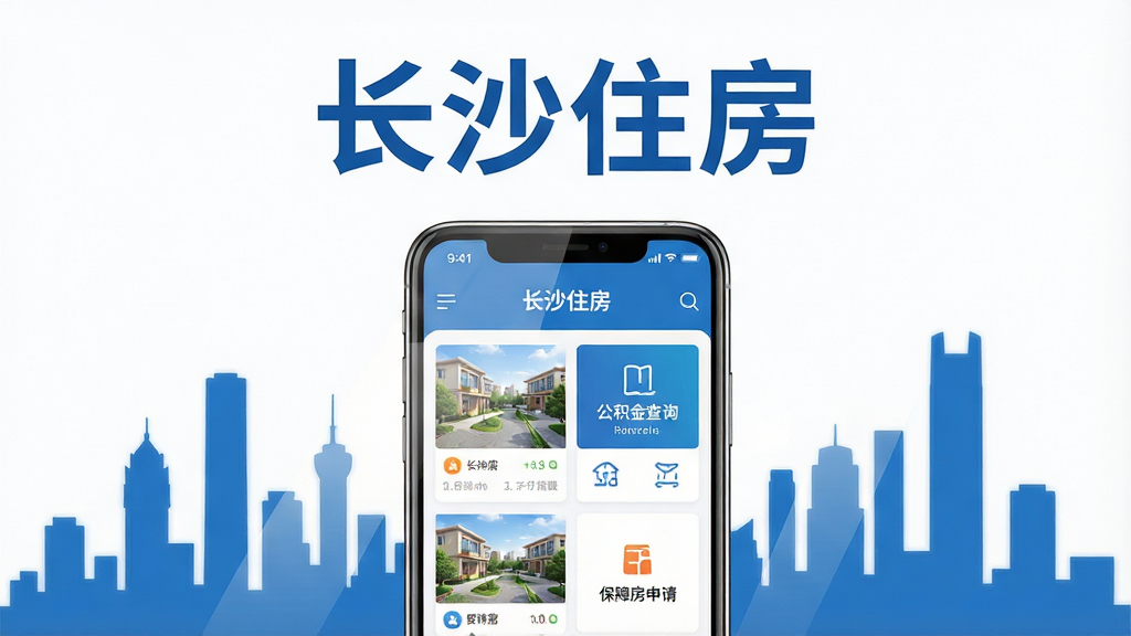 ����Ϊһ�������ֻ�����Ļ����ʾ��ɳס��APP����ҳ���棬ҳ�������Դ�б����������ѯ��ڡ����Ϸ�����ȹ���ģ�飻����Ϊ�ֻ����з��ã�����Ϊ��ɳ��������߼�Ӱ���Ű��࣬�Ϸ����׷��á���ɳס�����ĸ����֣����Ϊ�ִ���ƽ����ƣ���ɫ����ɫ�Ͱ�ɫΪ����ϸ�����ֻ���Ļ����΢���⣬����ͼ�������ɼ������ʸ��壬�ɾ��������޶���Ԫ��