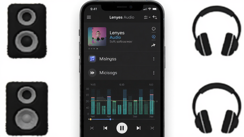 һ��չʾ Lenyes Audio ����������ĺ��Ԥ��ͼ�������������ֻ���Ļ����Ļ����ʾ��ɫ��������ֲ����б��;��������Σ��ֻ���Χ���������������ͷ��ʽ����ͼ�꣬���ּ�࣬����ִ��Ƽ��У�ϸ�����������ʸɾ����޶���Ԫ��