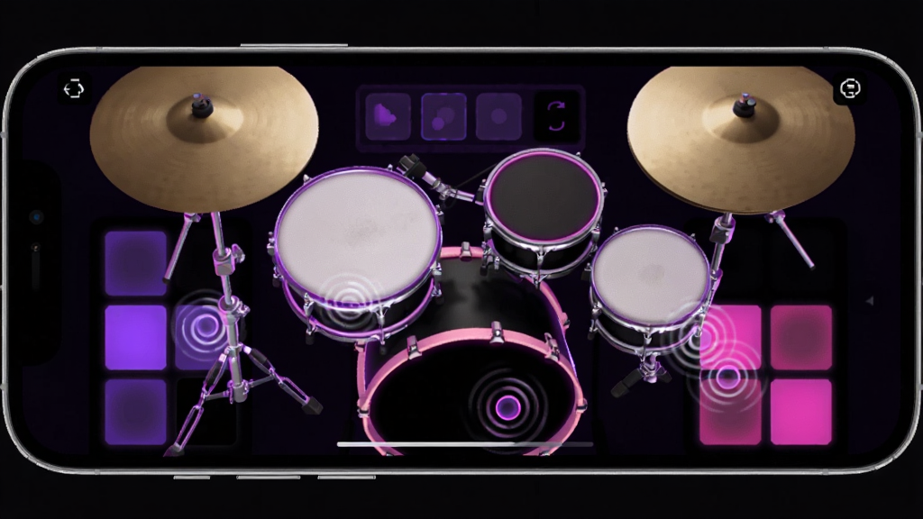 KPOP Drum ����������Ԥ��ͼ������Ϊһ�������ֻ�������ʾ������ӹĽ��棬���ְ����׹ġ����ġ�����̹ĵȹĵ������Ű������ɫ���������޺������ɫ�����ĵ棬���Ϊ�ִ�K-POP�����Ƽ��У�ϸ���Ϲĵ������΢�����Ե�ʹ�������Ч�������ʸ���ɾ��޶���Ԫ��