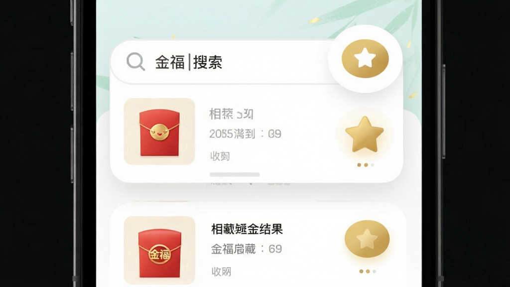 �𸣺�����������ղع���ʾ��ͼ������չʾ�ֻ���Ļ������������ؼ��ʺ󵯳���غ�����������·����ղ�ͼ�걻����������Ϊ���½ṹ���Ϸ����������·�����б������Ϊ����ǳɫϵUI��ƣ�ϸ�ڰ����������Բ�Ǵ������ղذ�ť�Ľ�ɫ���Ч�������ʸ��壬����ɾ����޶���Ԫ�ء�