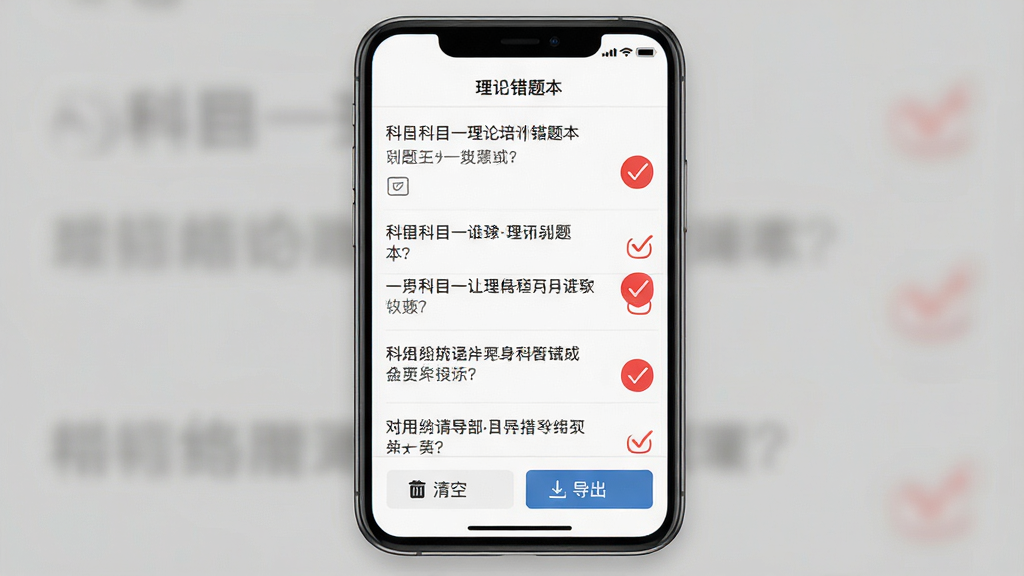 һ���ֻ�����չʾ��Ŀһ������ѵ���Ȿҳ�棬�б����ж�����⣬ÿ�����Ա��к�ɫ��ǣ��ײ��С���ա��͡���������ť������Ϊ��ɫ���Ű����룬�����������޶���Ԫ�أ��߻���