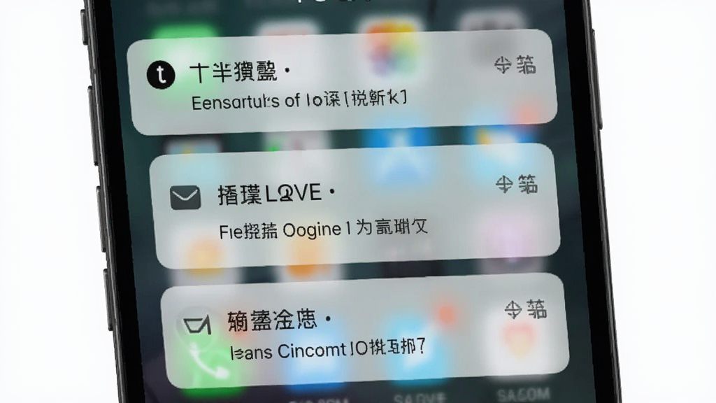 TSLOVE 消息通知界面,主体为手机锁屏与通知栏,布局包含多条消息通知卡片、应用图标,排版整齐,风格简洁现代,细节包含时间显示、消息摘要、小图标,画质高清,干净,无多余元素