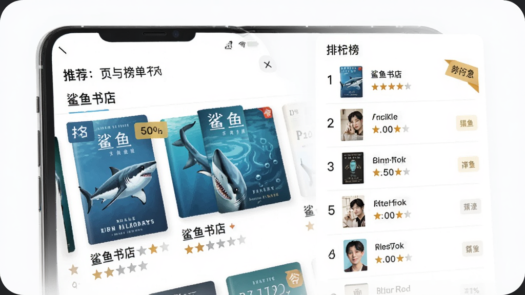 ���������ҳ�Ƽ����ģ�飬����Ϊ�ֻ���Ļ��ʾͼ���Ƽ���Ƭ�����а��б�������ͻ���鼮�������������֣����ֲ�����Ϣ��ʽ�Ű棬����ִ���Լ��ϸ�ڰ����Ǽ��������ǩ�Ǳ꣬���������ɾ����޶���Ԫ�ء�