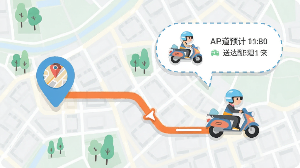 �͵�APPͬ�����͹���չʾͼ�������Գ��е�ͼΪ��������ͼ�ϱ�ע������յ㣬һ������·���������ˣ��Ա���������ͼ���Ԥ���ʹ�ʱ�����ݣ�����ƽ���廭��ɫ�����죬�������������ʸɾ����޶���Ԫ��