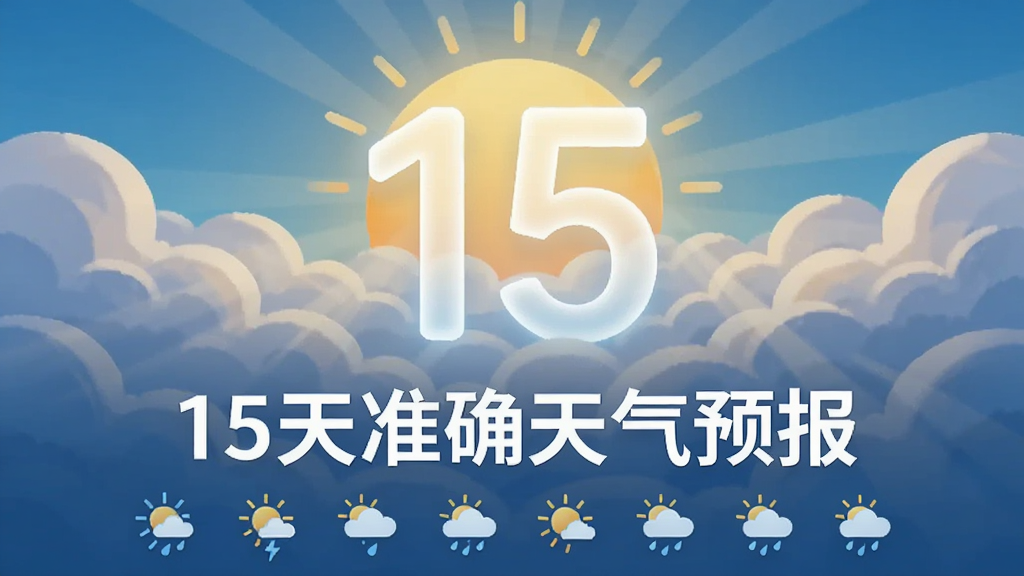 һ��AI���ɵĸ���ͼ��չʾһ����������֡�15���������Ʋ���̫��֮�䣬�·����������������Сͼ�꣬��������Ϊ��15��׼ȷ����Ԥ���������ֱ�ʶ�����־��У����Ϊ��ƽ���廭��ϸ�ڰ�����͵��ƶ�����ߣ������������ɾ��޶���Ԫ��
