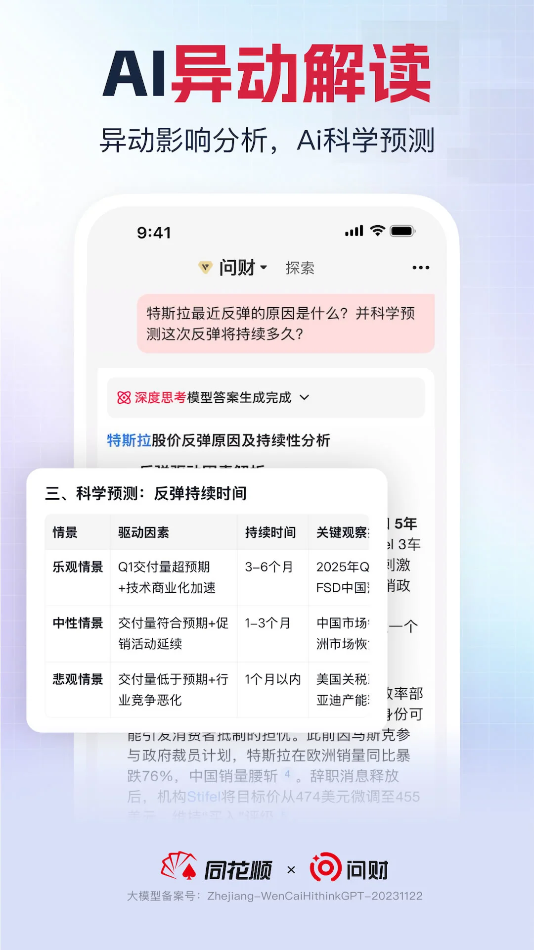 同花顺i问财截图