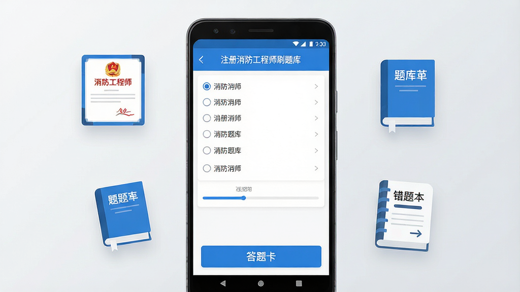 一张干净的手机应用界面展示图,画面中央是一部竖屏安卓手机,屏幕上显示