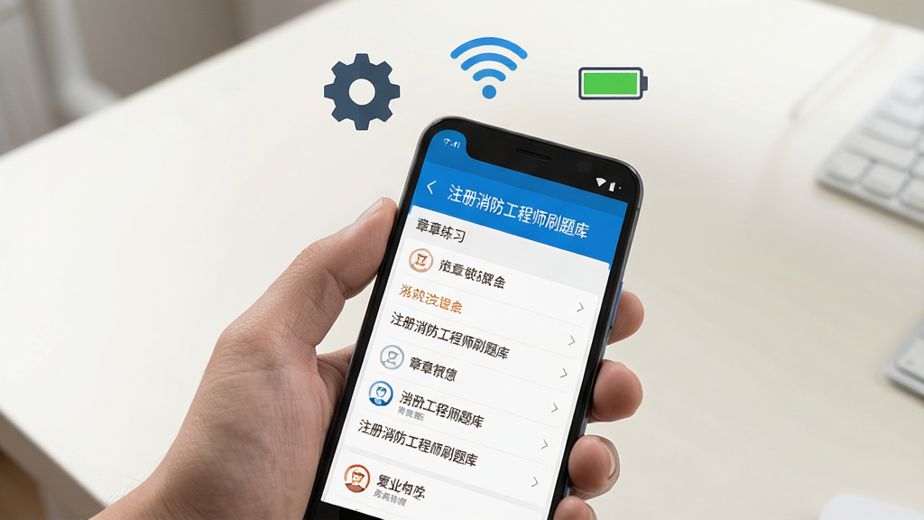 一张手机使用场景图,画面展示一只手握着安卓手机,屏幕显示