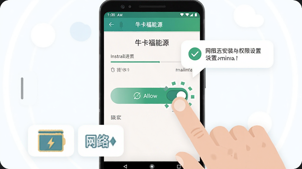 ��������Ϊһ����׿�ֻ�չʾ��ţ������Դ����װ��Ȩ�����ý��棬�о�Ϊ��ָ�������Ȩ�޵Ķ�Ч��ǰ��Ϊ�洢�ռ�������״̬ͼ�꣬����Ϊ��������ʽ��ͼ�����Ϊ��ˬ��ƽ�廭��ϸ�ڰ�����װ��������Ȩ�޿�������ʾ���ݣ����������ɾ����޶���Ԫ��