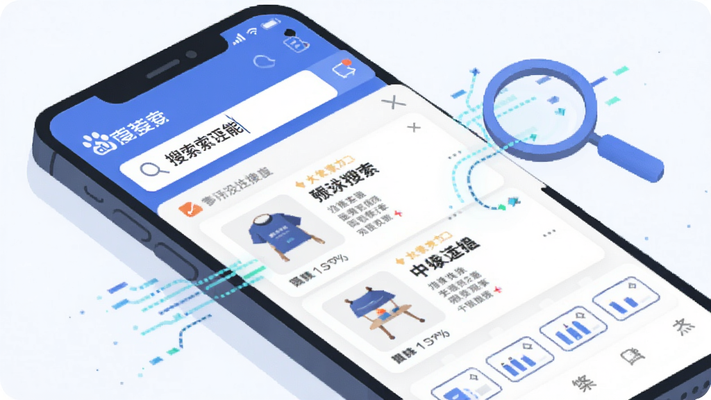 �ٶȰ��ɹ�APP��������������չʾ����������Ϊ�ֻ���Ļ��д����Ļ����ʾ����������ؼ��ʺ󵯳�����Ʒ�б���ɸѡ���������ֲ��öԽ��߹�ͼͻ���������������Ϊ��ƽ���Ƽ��廭��ϸ�ڰ����Ŵ�ͼ������������������������������ɾ�����