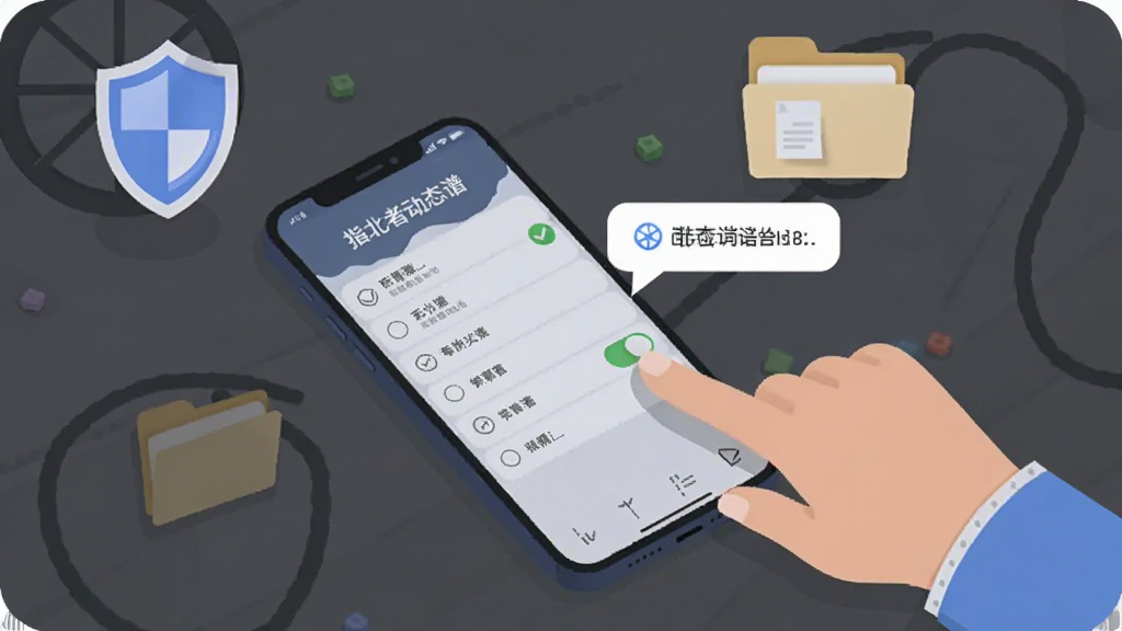 画面为一部手机斜放在桌面上,屏幕显示