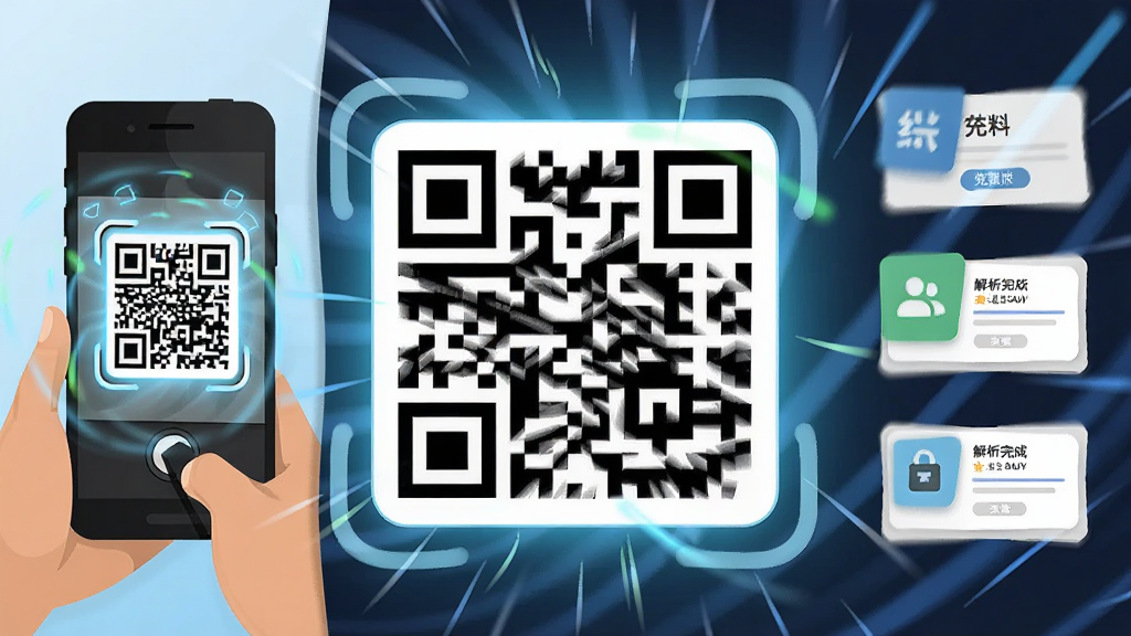 ����Ϊһö�Ŵ�Ķ�ά��ͼ��λ�ڻ������룬��Χ�������ٶ��߻��Ʊ��ֿ���ʶ�𣬲���Ϊ���ҷ��������չʾ�ֻ���׼��ά��Ķ������Ҳ���ͼ����ʽ���ֽ�����ɵ���Ϣ��Ƭ�����Ϊ�ִ���ƽ�廭��ϸ���϶�ά���Ե�����Ρ��ٶ����н����Σ����ʸ���ɾ��޶���Ԫ��