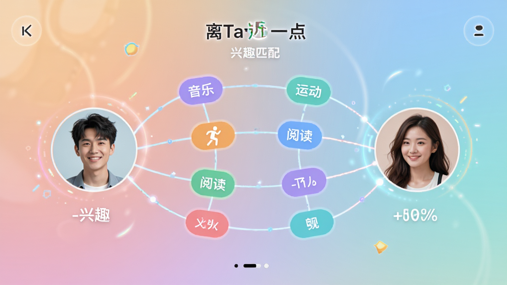 Fanz-��Ta��һ����Ȥƥ����棬����չʾ�����û�ͷ��ͨ����Ȥ��ǩ������������ǩ�������֡��˶����Ķ��ȣ�����Ϊ��ͽ���ɫ������������ִ���ϸ����ƥ��Ȱٷֱ��붯̬��Ч������ϸ��ɾ�