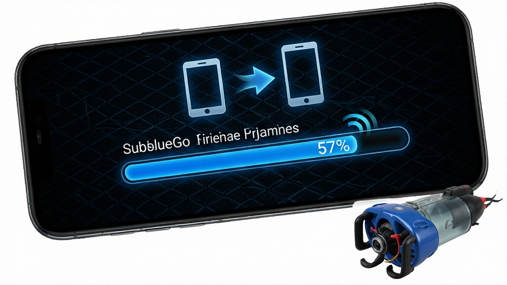 �ֻ���Ļ��ʾSublueGo�̼��������Ƚ��棬������Ϊ��ɫ������ٷ�֮��ʮ���Ϸ����豸ͼ�����ͷָ���ֻ�ʾ�����ߴ��䣬����Ϊ��ɫ�Ƽ��������������������½Ƿ���һ̨ˮ���ƽ���������Ϊ���½ṹ�����Ϊ�Ƽ���������磬ϸ�ڰ������Ȱٷֱ����ַ��⡢�����ͷ��̬�С���������ϸ�壬��������������ɾ��޶���Ԫ��