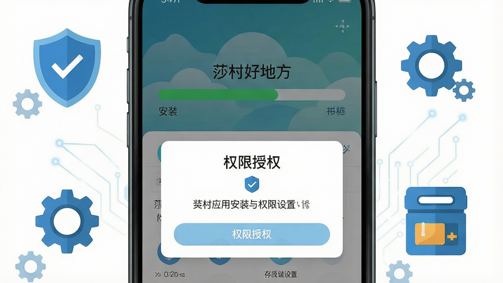 һ��չʾ�ֻ�Ӧ�ð�װ��Ȩ�����ý����ʾ��ͼ����������Ϊ�ֻ���Ļ��д����Ļ��ʾ��ɯ���õط�����װ��������Ȩ����Ȩ��������Χ���ƶ��ơ����֡��洢�ռ�Ȱ�ȫ���ͼ�꣬����ƽ���Ƽ��У��������ֻ�Ϊ���ģ�ϸ�����������ʸ��壬����ɾ��޶���Ԫ��