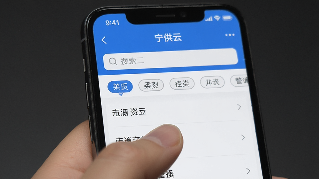 一只手在手机屏幕上滑动浏览