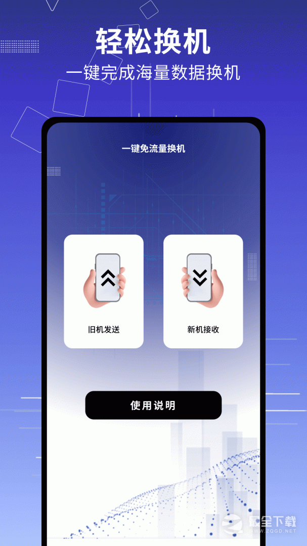 手机克隆 安卓版 数据传输界面
