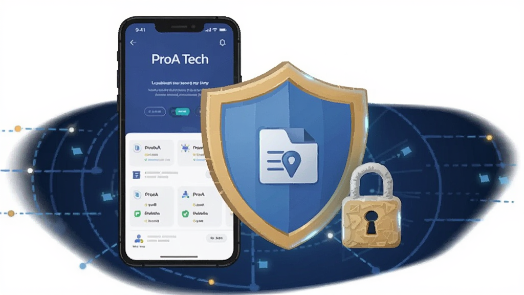 һ�ű��� ProA Tech ���ػ����ݴ�����ʾ��ͼ������Ϊ�ֻ�����ơ������ļ�ͼ����ϣ��ֻ���Ļ��ʾ ProA Tech ���棬���������������ݰ�ȫ������Ϊ����ɫ�Ƽ���񣬻����������ɾ��޶���Ԫ��