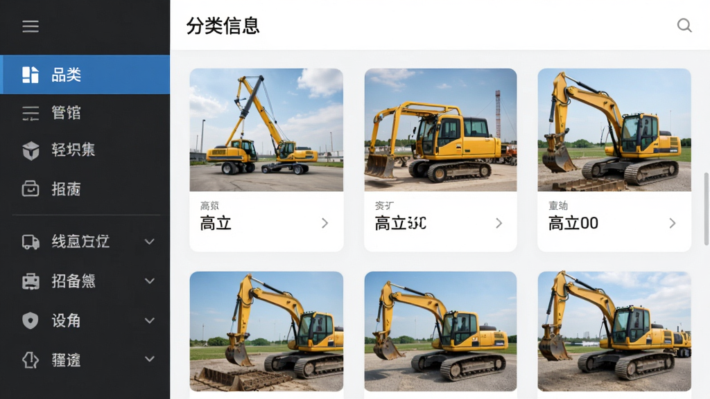 ��������Ϊ������Ϣ���棬����Ϊ���Ʒ�ർ�������Ҳ��豸��Ƭ�б����Ű����룬���Ϊ��ˬ���ƶ���Ӧ�ý��棬ϸ�ڰ����������߿ճ����ھ���ȷ���ͼ�����豸����ͼ�����ʸ��塢�ɾ����޶���Ԫ��