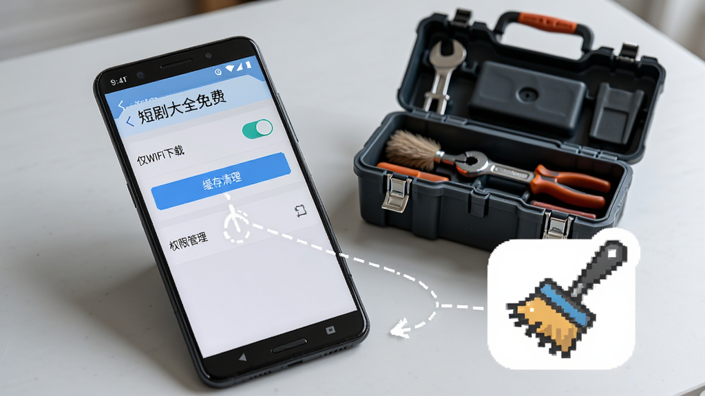 һ����׿�ֻ���Ļ��ʾ���̾��ȫ��ѡ�Ӧ�õ�����ҳ�棬ҳ���а�������WiFi���ء����ء�����������ť��Ȩ�޹�����ڵ�ѡ��ֻ��Ա߷���һ���򿪵Ĺ����������ˢͼ�꣬��������������ķ�񣬱���Ϊǳ��ɫ���棬ͻ��������Ĳ���ָ���У����廭�ʣ�ϸ���������޶���װ��Ԫ��