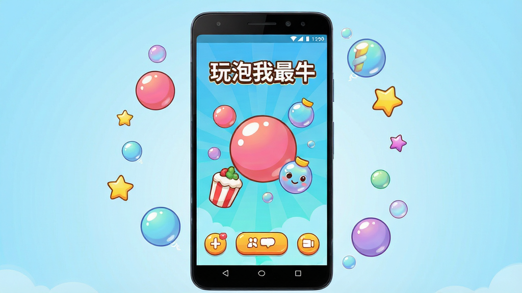 һ��չʾ�ֻ�Ӧ�ý���ĳ���ͼ������������һ��������׿�ֻ�����Ļ����ʾ����������ţ��Ӧ�������棬����ɫ���������ã�����Ȥζ����Ԫ�غͻ�����ť���ֻ���Χ��׺��ɫ���ݺ�����װ�Σ�����Ϊǳ��ɫ���䣬������¿�ͨ��ϸ�����������ʸɾ����޶���Ԫ��