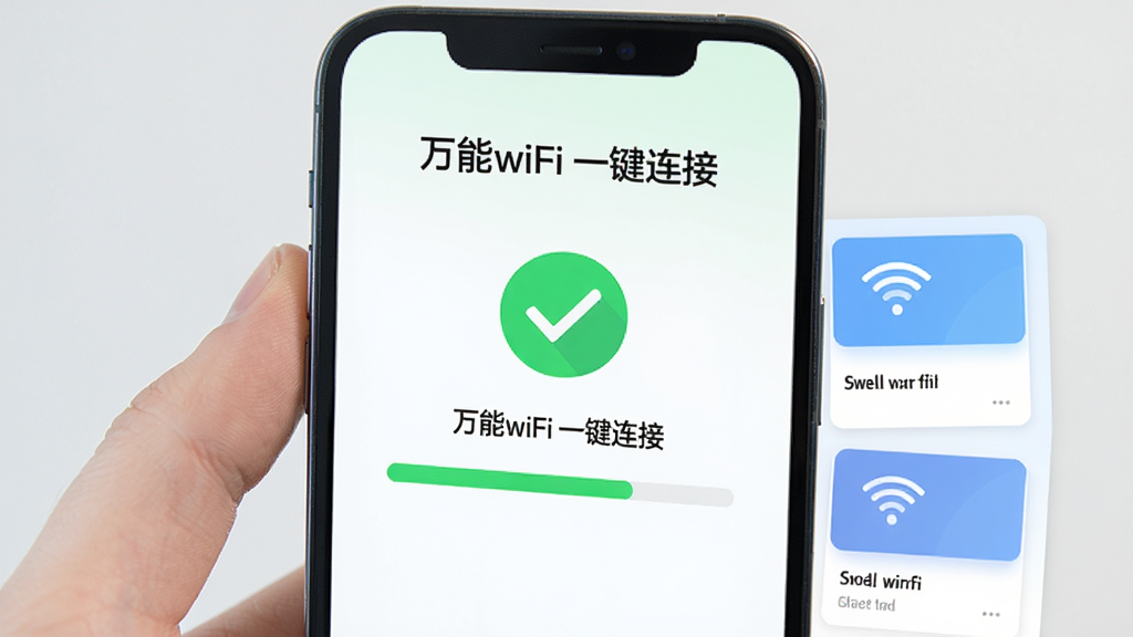�ֻ���Ļչʾ������wifiһ�����ӡ�������״̬ҳ�棬����������ɫ�ɹ���ʶ����������Ա����м���WiFi�ȵ㿨Ƭ������Ϊ����ǳɫ����ƽ����ƣ����ּ�࣬�������������ʸɾ�������Ԫ��