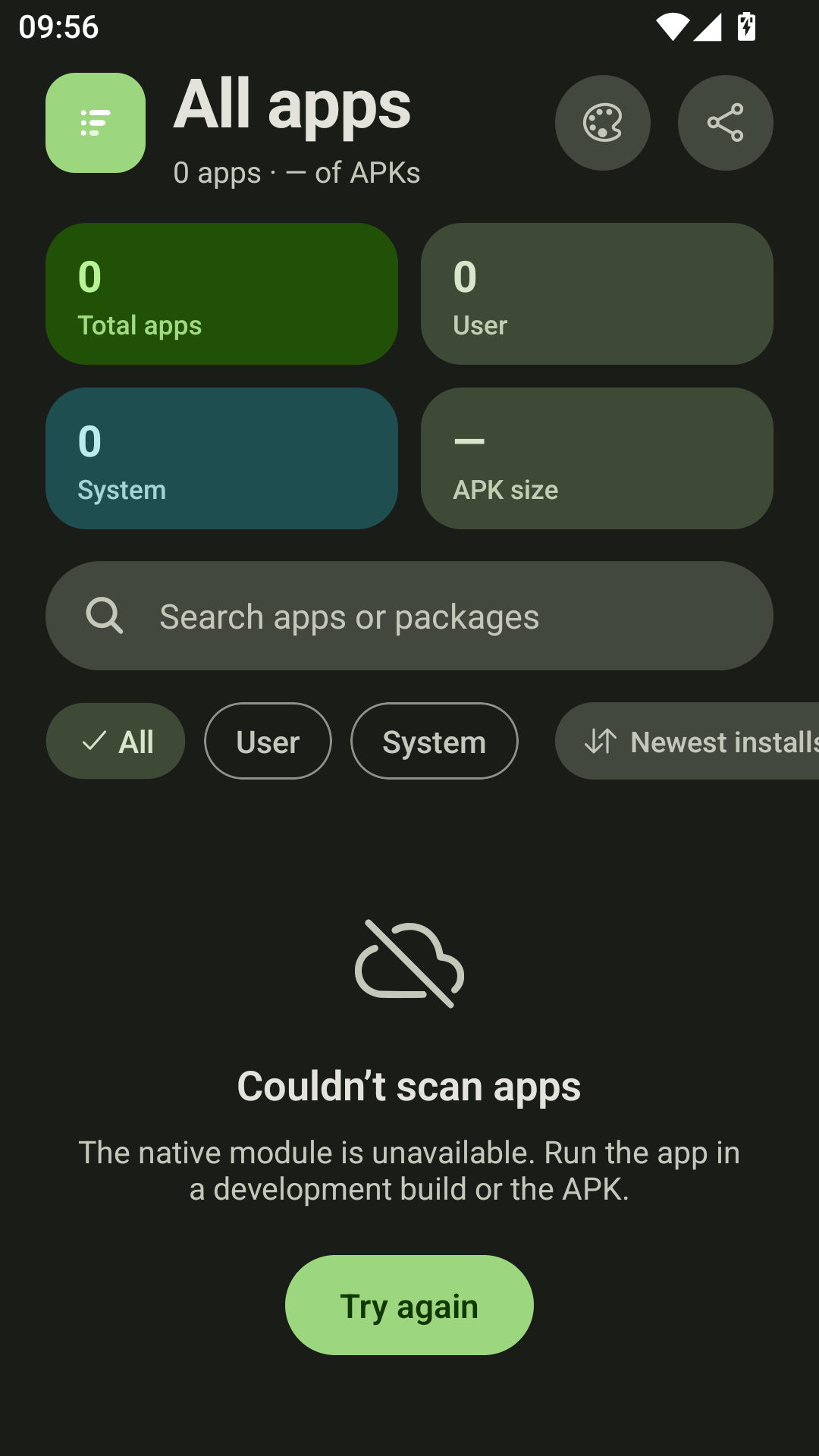 应用列表(App Lister)截图