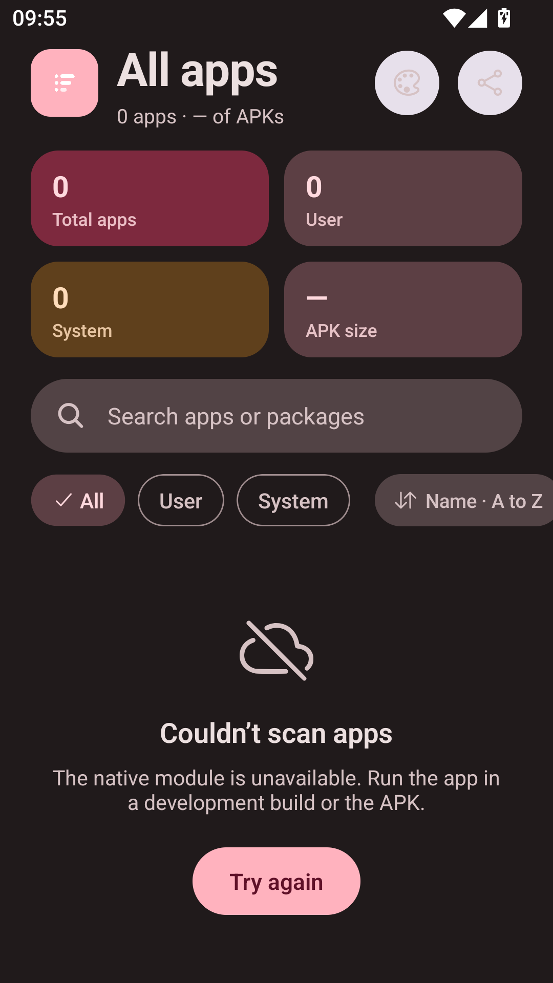 应用列表(App Lister)截图