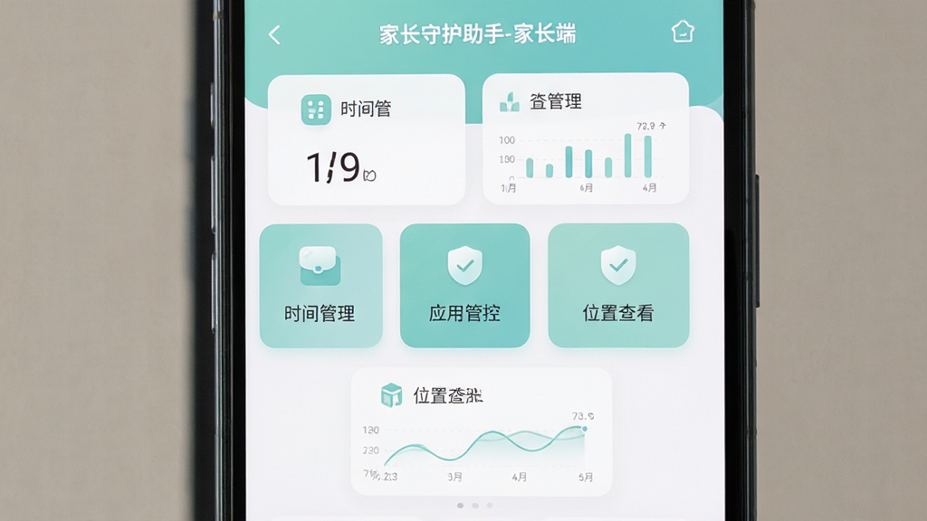 画面主体为一部智能手机屏幕,屏幕中央显示