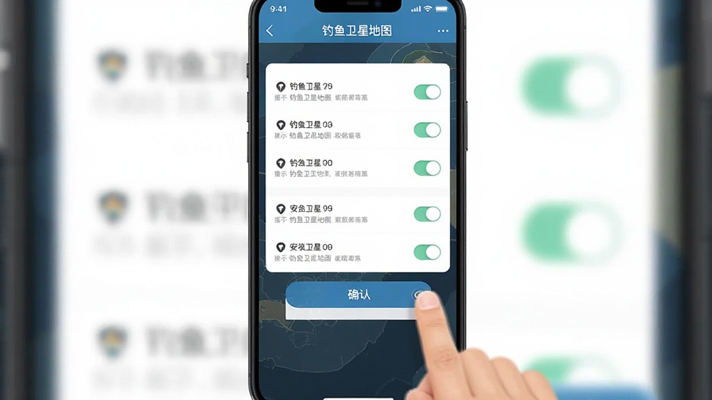 主体为手机屏幕显示安装权限设置界面,布局为设置选项列表居中、手指点击开关,排版为竖向界面特写,风格为扁平化图标风,细节包含权限开关、提示文字、确认按钮,画质高清干净无多余元素,界面文字为