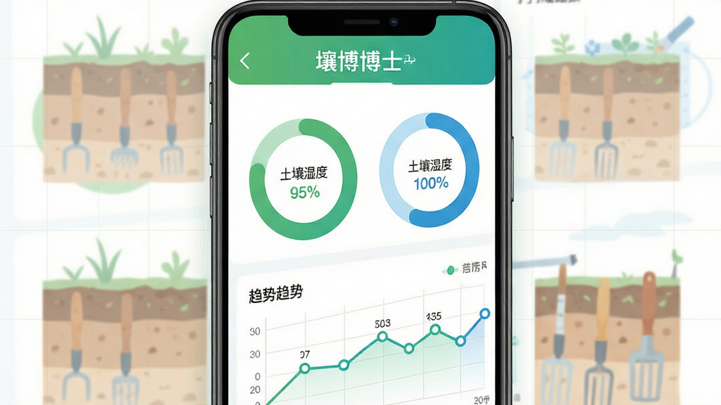 ��������Ϊ����ʿũҵƽ̨�ֻ�������д����Ļչʾ������ص�����ʪ�Ȼ���ͼ����������ͼ��ͼ����ɫΪ��ɫ����ɫ������Ϊ�ֻ���Ļռ�ݻ�������󲿷�������Χ���Ƶ�������������ʾ��ͼ���Ű�ͻ�����ݿ��ӻ�Ԫ�أ����Ϊ��ƽ���Ƽ��廭�磬ɫ�����£�ϸ���ϻ���ͼ���аٷֱ����֣�����ͼ�ڵ������������е����������ߣ����ʸɾ��������޶���Ԫ�ء�