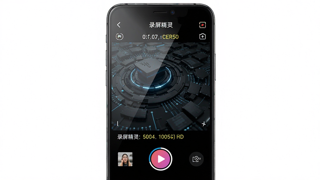 һ�������ֻ�����¼�Ƹ�����Ƶ�Ļ��棬��Ļ����ʾ