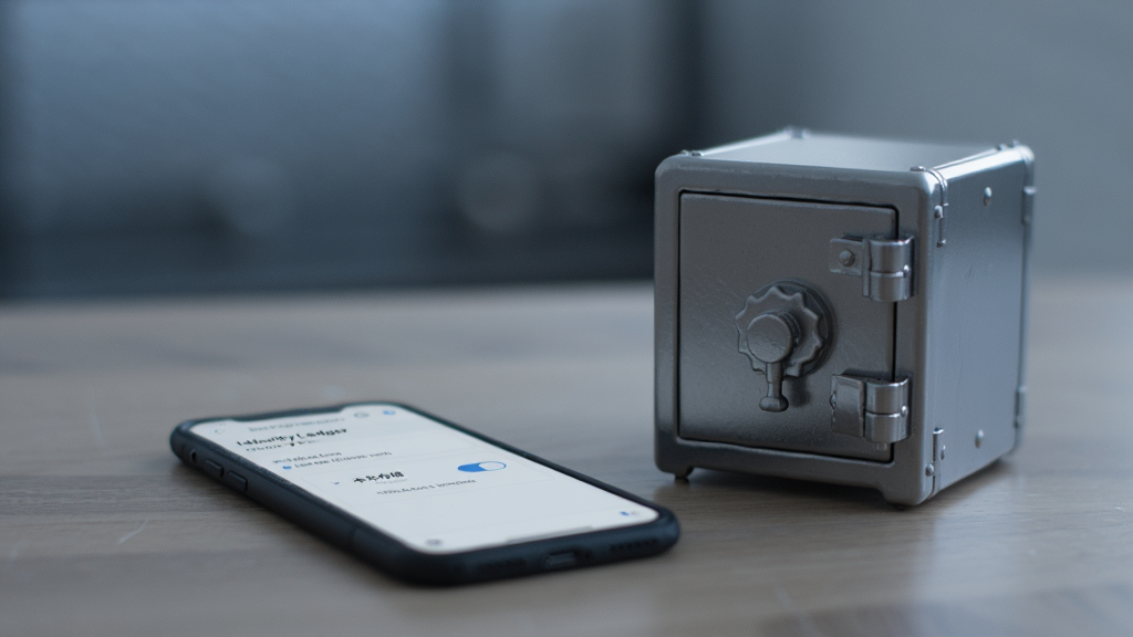 һ���ֻ�ƽ����ľ�������ϣ���Ļ��ʾ Identity Ledger �����ߴ洢����ҳ�棬ҳ�����С����ش洢�����غʹ洢·����Ϣ���ֻ��Ա߷���һ������������ģ����Ϊ�������ߣ������黯����������ɫ��ƫ��ң����дʵ��࣬����ϸ��ɾ���������û�ж������ֺ�����Ԫ��