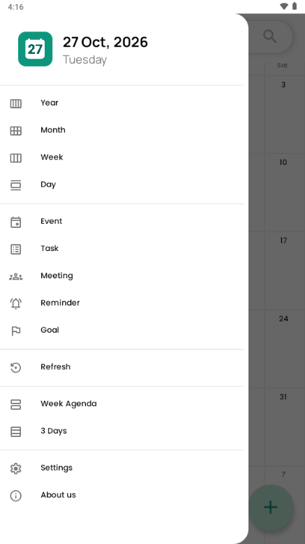 aCalendar Planner��ͼ
