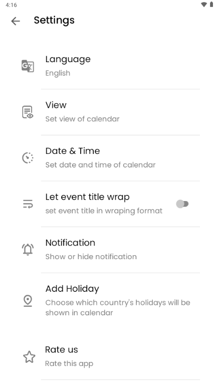 aCalendar Planner��ͼ