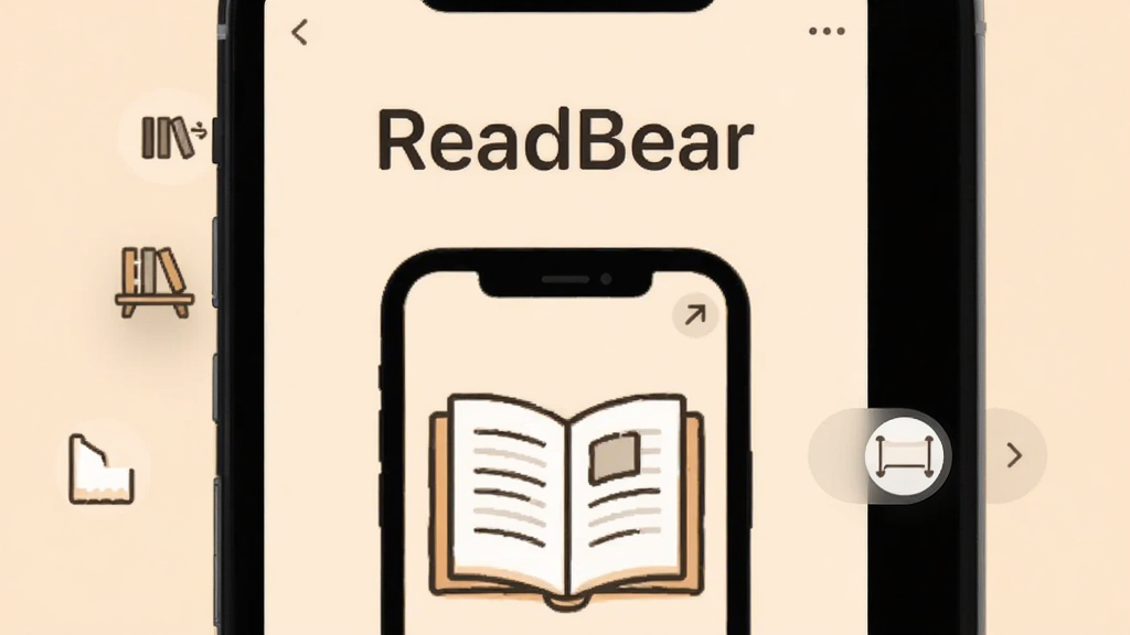 ����Ϊһ����Ϊ ReadBear �ĵ������Ķ��������棬����Ϊ�ֻ���Ļ����չʾ����Ļ���Ǽ��ĵ������Ķ�ҳ���������ͼ���뷭ҳ��ť���Ű�Ϊ���½ṹ���Ϸ��������������� 