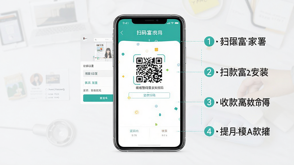 һ��ɨ�븻�̼�app��װ����ָ��ͼ����������Ϊ�ֻ���Ļ��ʾȨ���������տ���ҳ�棬����Ϊ�ֻ����С��Բ����ಽ����ţ���������̷̳硢ϸ����ȷ�����ʸ��塢����ɾ��޶���Ԫ��